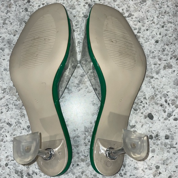 Green Clear High Heels - Picture 4 of 6